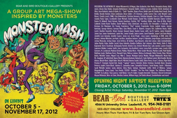 Monster Mash: A mega group art show inspired by monsters.