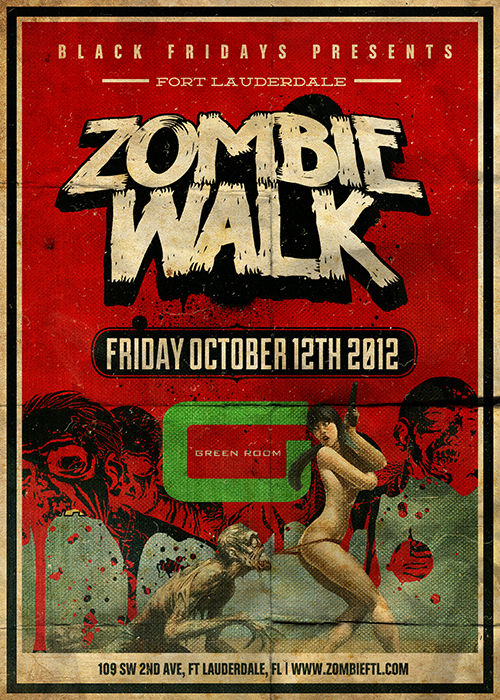 Zombie Walk at The Green Room!
